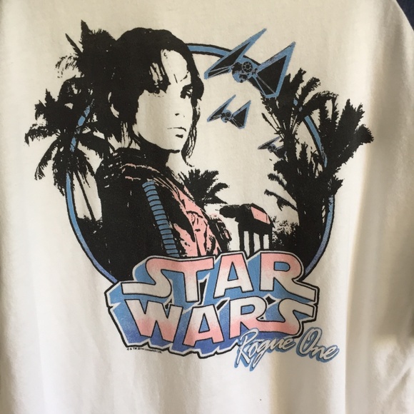 JUNK FOOD Star Wars Rouge One Soft Baseball Tee - Picture 2 of 7
